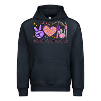 Navy peace love make up Urban Hoodie - MaliasSmallBusiness