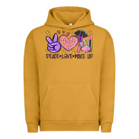 Pigment Peanut Butter peace love make up Urban Hoodie - MaliasSmallBusiness