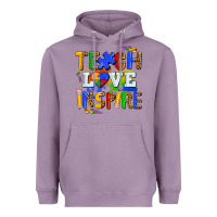 Lavender teach love inspire Heavyweight Hoodie - AdoDesignShop
