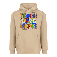 Mushroom teach love inspire Heavyweight Hoodie - AdoDesignShop