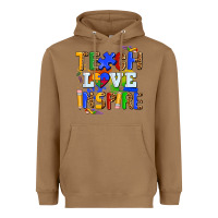 Toasted Coconut teach love inspire Heavyweight Hoodie - AdoDesignShop