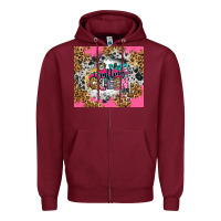 Burgundy crafting queen Zipper Hoodie - Zillion Design Studio