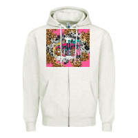 Oatmeal Heather crafting queen Zipper Hoodie - Zillion Design Studio