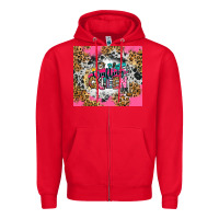 Red crafting queen Zipper Hoodie - Zillion Design Studio