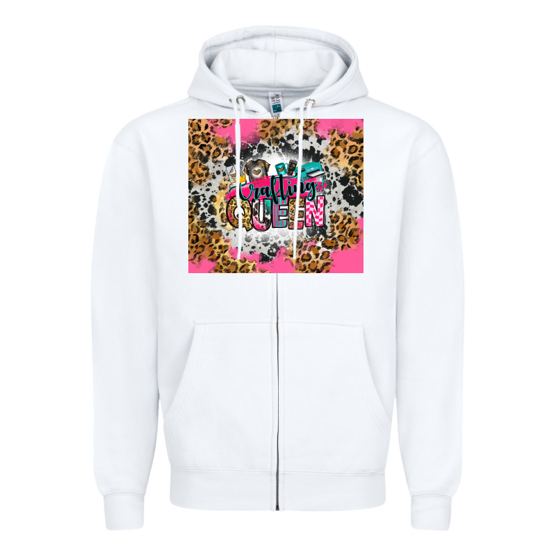 Crafting Queen Zipper Hoodie by Zillion Design Studio | Teevron