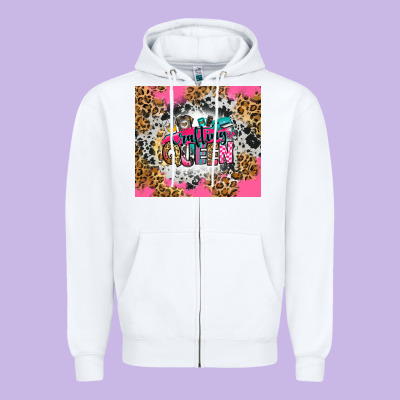 Crafting Queen Zipper Hoodie Designed By Zillion Design Studio