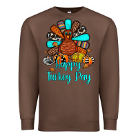 Chestnut happy turkey day Premium Sweatshirt - JahusDesignShop