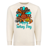 Sandshell happy turkey day Premium Sweatshirt - JahusDesignShop