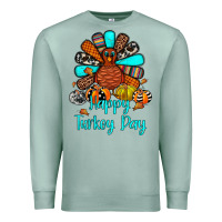 Seafoam happy turkey day Premium Sweatshirt - JahusDesignShop
