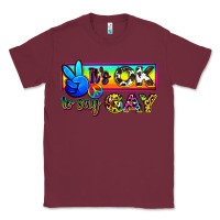 Burgundy it's ok to say gay Classic Tee - Zillion Design Studio