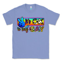 Colony Blue it's ok to say gay Classic Tee - Zillion Design Studio