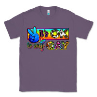 Lavender it's ok to say gay Classic Tee - Zillion Design Studio