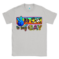 Moon Dust it's ok to say gay Classic Tee - Zillion Design Studio