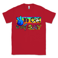 Red it's ok to say gay Classic Tee - Zillion Design Studio