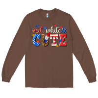 Chestnut red white and cute billie wilder Long Sleeve Tee - texasbilliewilder