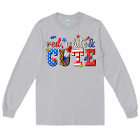 Moon Dust red white and cute billie wilder Long Sleeve Tee - texasbilliewilder