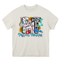Cream pt therapy Heavy Core Tee - CowhideDigitalArt