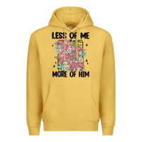 Antique Gold less of me more of him Premium Hoodie - MaliasSmallBusiness