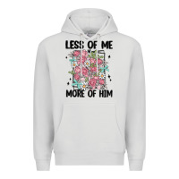 Dove Grey less of me more of him Premium Hoodie - MaliasSmallBusiness