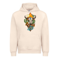 Sandshell free spirit bull skull Urban Hoodie - MaliasSmallBusiness