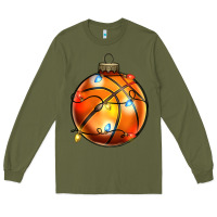 Army Green christmas baskeball Long Sleeve Tee - Zillion Design Studio