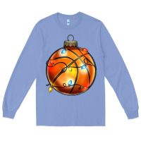 Colony Blue christmas baskeball Long Sleeve Tee - Zillion Design Studio