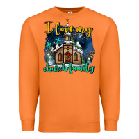 Carrot Christmas church and snow   ı love my church family Premium Sweatshirt - AdoDesignShop