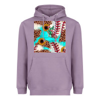 Lavender baseball leopard turquoise cactus sunflower seamless pattern Heavyweight Hoodie - JahusDesignShop