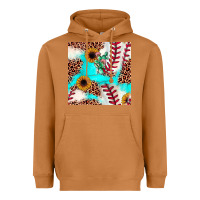 Meerkat baseball leopard turquoise cactus sunflower seamless pattern Heavyweight Hoodie - JahusDesignShop