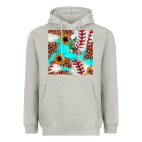 Moon Dust baseball leopard turquoise cactus sunflower seamless pattern Heavyweight Hoodie - JahusDesignShop