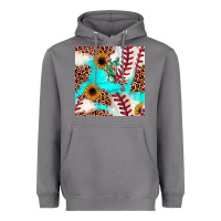 Storm baseball leopard turquoise cactus sunflower seamless pattern Heavyweight Hoodie - JahusDesignShop