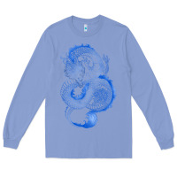 Colony Blue blue dragon Long Sleeve Tee - RanaPortraitStore
