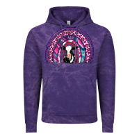 Cloud Purple rainbow cow Vintage Hoodie - AdoDesignShop