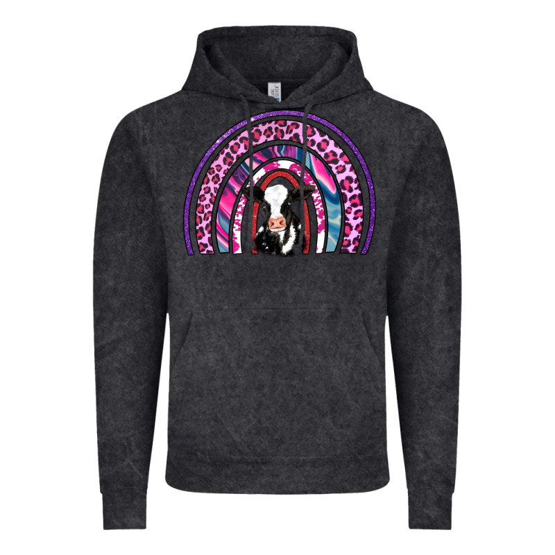Rainbow Cow Vintage Hoodie by AdoDesignShop | Teevron