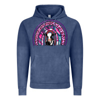 Vintage Denim rainbow cow Vintage Hoodie - AdoDesignShop