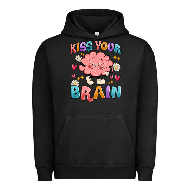 Kiss Your Brain Urban Hoodie by MaliasSmallBusiness | Teevron