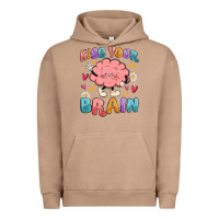 Pigment Burro kiss your brain Urban Hoodie - MaliasSmallBusiness
