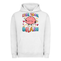 Pigment Lunar Rock kiss your brain Urban Hoodie - MaliasSmallBusiness