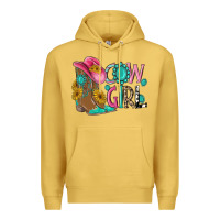 Antique Gold cow girl western boots Premium Hoodie - MaliasSmallBusiness