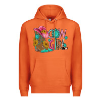 Carrot cow girl western boots Premium Hoodie - MaliasSmallBusiness