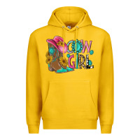 Lemon cow girl western boots Premium Hoodie - MaliasSmallBusiness