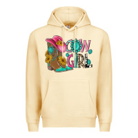 Pina Colada cow girl western boots Premium Hoodie - MaliasSmallBusiness