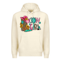 Sandshell cow girl western boots Premium Hoodie - MaliasSmallBusiness
