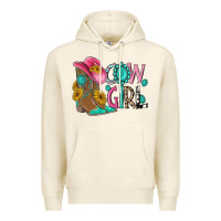 Tofu cow girl western boots Premium Hoodie - MaliasSmallBusiness