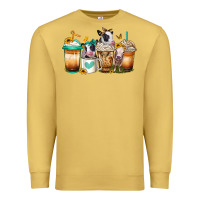 Antique Gold heifers coffee cups Premium Sweatshirt - Jasminsmagicworld
