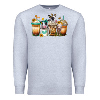 Heather Grey heifers coffee cups Premium Sweatshirt - Jasminsmagicworld