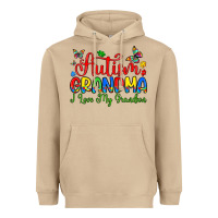 Mushroom autism grandma i love my grandson Heavyweight Hoodie - Artiststas