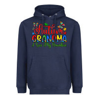 Navy autism grandma i love my grandson Heavyweight Hoodie - Artiststas
