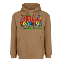 Toasted Coconut autism grandma i love my grandson Heavyweight Hoodie - Artiststas
