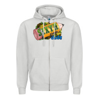 Dove Grey sixth grade dude Zipper Hoodie - RanaPortraitStore
